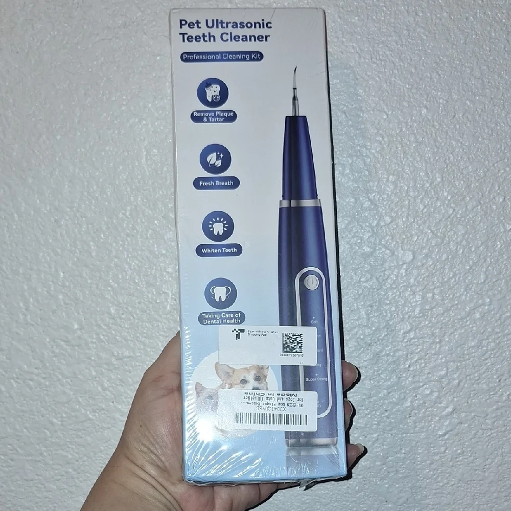 Ultrasonic‎ Dog Teeth Cleaner - Blue